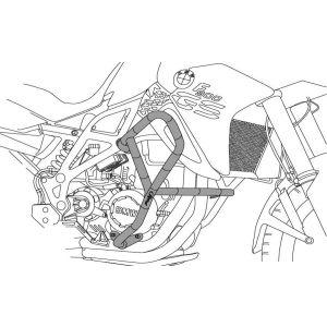 Engine guards PUIG 6145N d 25mm črna